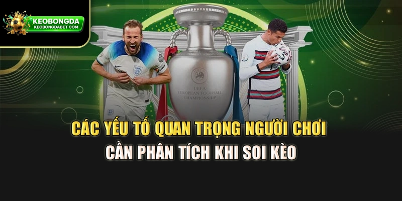 Các yếu tố quan trọng người chơi cần phân tích khi soi kèo