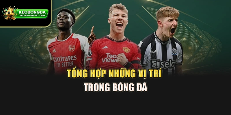 Tổng hợp những vị trí trong bóng đá