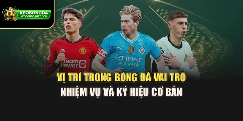 Vị Trí Trong Bóng Đá – Vai Trò, Nhiệm Vụ Và Ký Hiệu Cơ Bản